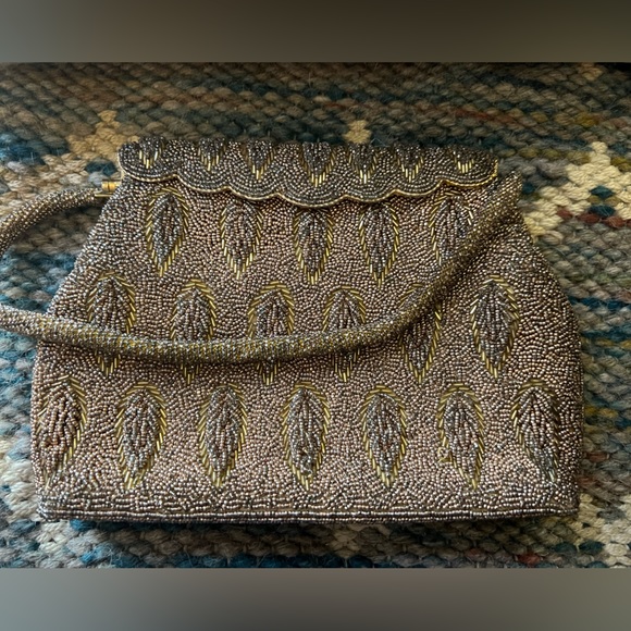 Vintage Stephen Chu beaded sweater factory evening bag - Picture 1 of 4